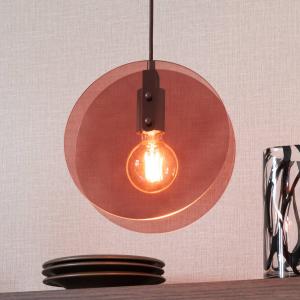 It`s about RoMi závesné svietidlo Toledo, hnedá, Ø 25 cm