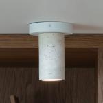 It`s about RoMi Stropné svietidlo Tivoli, biele, výška 15 cm