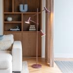 It`s about RoMi stojacia lampa Izmir, tmavočervená, 3-pl.