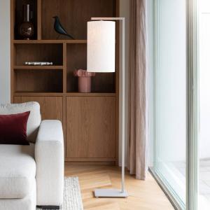 It`s about RoMi stojacia lampa Boston, Ø 25 cm, biela/piesková farba