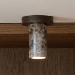 It`s about RoMi Stropné svietidlo Tivoli, hnedé, výška 15 cm