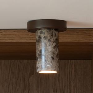 It`s about RoMi Stropné svietidlo Tivoli, hnedé, výška 15 cm