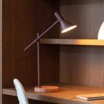 It`s about RoMi stolová lampa Izmir, tmavočervená, výška 59 cm