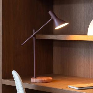 It`s about RoMi stolová lampa Izmir, tmavočervená, výška 59 cm