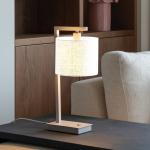 It`s about RoMi Stolová lampa Boston, biela/piesková farba