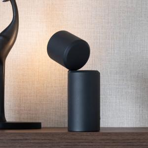 It`s about RoMi LED stolná lampa Milan, čierna, 19 cm