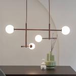 It`s about RoMi závesné svietidlo Copenhagen, tmavočervená, otočná