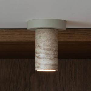 It`s about RoMi Stropné svietidlo Tivoli, piesková farba, výška 15 cm