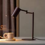 It`s about RoMi stolová lampa Bilbao, tmavočervená, výška 48 cm