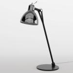 Stolová lampa Rotaliana Luxy T0 Glam, čierna/dymová, 52 cm