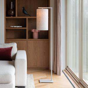 It`s about RoMi stojacia lampa Boston, Ø25cm, svetlošedá/piesková