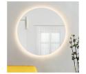 Baltica Design - LED kúpeľňové zrkadlo s podsvietením BRIGHT 15W/230V 3000K priemer 100 cm IP65 Bright No edges 100, warm