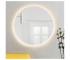 Baltica Design - LED kúpeľňové zrkadlo s podsvietením BRIGHT 15W/230V 3000K priemer 100 cm IP65 Bright No edges 100, warm