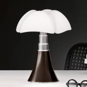 Martinelli Luce Pipistrello LED stolová lampa, hnedá, stmievateľné.