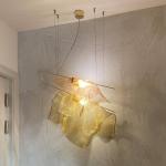 Závesné svietidlo Knikerboker Petite Parachute, bronzová/medená