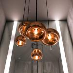 Tom Dixon LED závesné svietidlo Void mini, meď