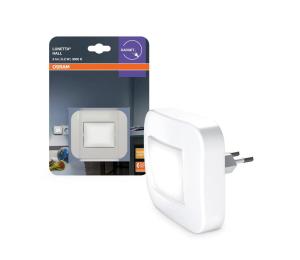 Osram - LED nočné svetlo s čidlom súmraku LUNETTA LED/0,2W/230V 4099854532191