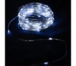 B.V.  - LED vianočný reťazec 20xLED/2x3V 2m studená biela B10303K0Y