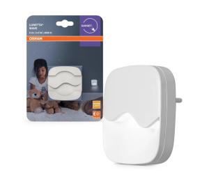 Osram - LED nočné svietidlo do zásuvky so senzorom súmraku LUNETTA LED/0,5W/230V 4099854536632
