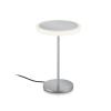 stolová LED lampa Tilda, matný nikl, ovládanie gestami