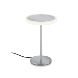 stolová LED lampa Tilda, matný nikl, ovládanie gestami