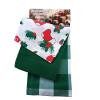 Bavlnené kuchynské utierky Noel green 3ks Bavlnené kuchynské utierky Noel green 3ks - 45x70 cm - 3 ks