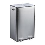 Odpadkový kôš 2x30L RD51208, strieborná