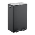 Odpadkový kôš 2x30L RD51208, čierna