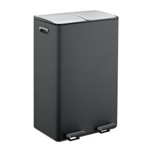 Odpadkový kôš 2x30L RD51208, čierna