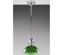 Jupiter 2071 - Luster na tyči PLATINO 1xE27/15W/230V zelená/lesklý chróm 2071