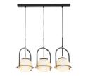 Jupiter 1916 - Luster na lanku ROSSO 3xE27/15W/230V čierna 1916