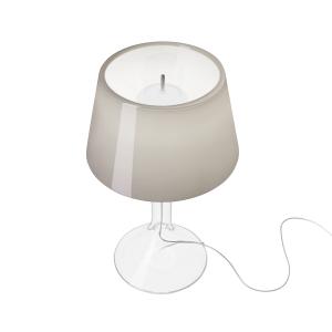 Foscarini stolová LED lampa Chapeaux V, sivá