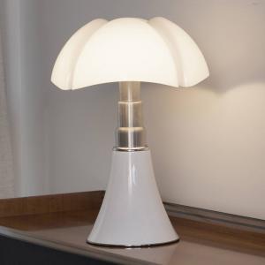 Martinelli Luce stolová lampa Pipistrello Med, stmievač, biela