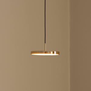 LED závesné svietidlo UMAGE Asteria Micro, leštená mosadz, Ø 15 cm