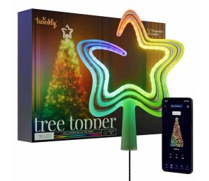 Twinkly TWTT030SPP-GUSB -LED RGB Stmievateľná vianočná hviezda 76xLED USB Wi-Fi TWTT074SPP-GUSB
