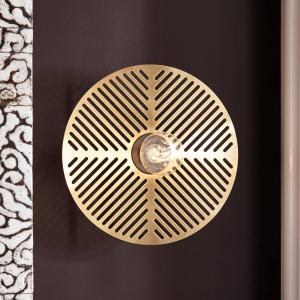 MARKET SET Nástenné svetlo Waterlily mosadz