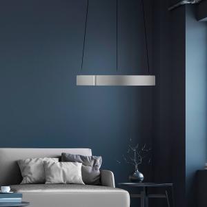 LED závesné svietidlo PURE E-Clipse, kamenné, Ø 50 cm, CCT