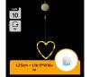 B.V.  - LED Vianočná dekorácia 10xLED/3xAAA srdce 16 cm B10303K5Y