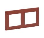 Legrand 754072 - Rámik pre spínače VALENA LIFE 2P tehlová 754072