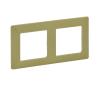 Legrand 754082 - Rámik pre spínače VALENA LIFE 2P zelená 754082