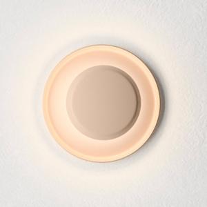 Vibia Top LED nástenné svetlo Ø 17 cm jemne ružové