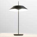 Vibia Mayfair stolová LED lampa, grafitovo sivá