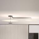 Vibia Flat stropné LED svetlo 3-pl. Ø 55 cm biele