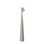 Vibia LED stolná lampa na batérie Africa, výška 40 cm, tmavobežová
