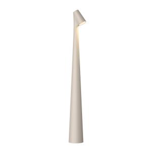 Vibia LED stolná lampa na batérie Africa, výška 45 cm, svetlo béžová