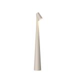 Vibia LED stolná lampa na batérie Africa, výška 40 cm, svetlo béžová