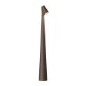 Vibia LED stolná lampa na batérie Africa, výška 45 cm, tmavohnedá