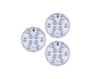 Grundig - SADA 3x LED RGBW stmievateľné svietidlo LED/3W/3xAAA IP65 + diaľkové ovládanie 8711252347417