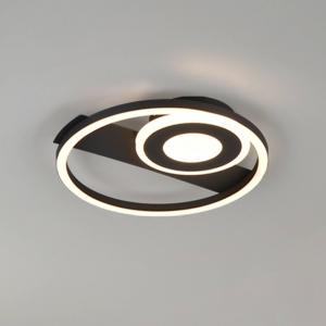 Stropné LED svetlo Horus, čierne, 2500 lm, 3000 K, kovové