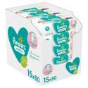 PAMPERS Sensitive box vlhčené obrúsky 15 ks